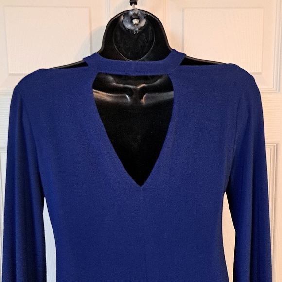 Norma Kamali for Everlast Blue Star Cutout Dress - Picture 5 of 6